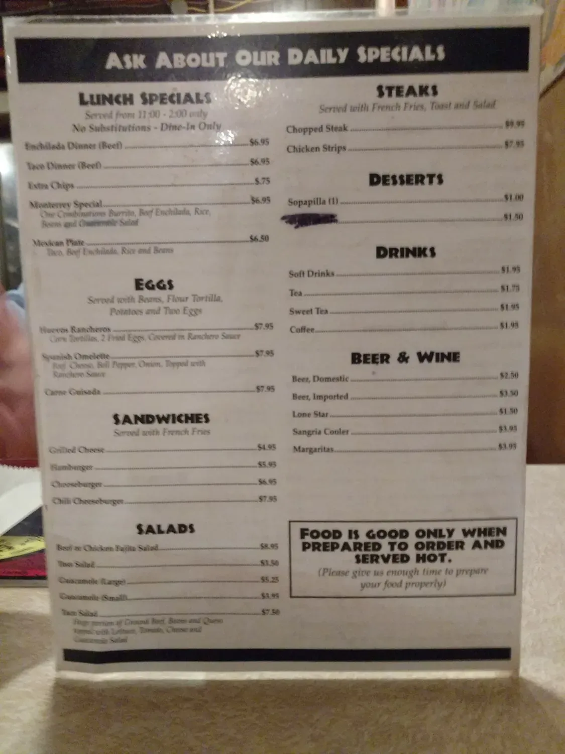 Menu 4