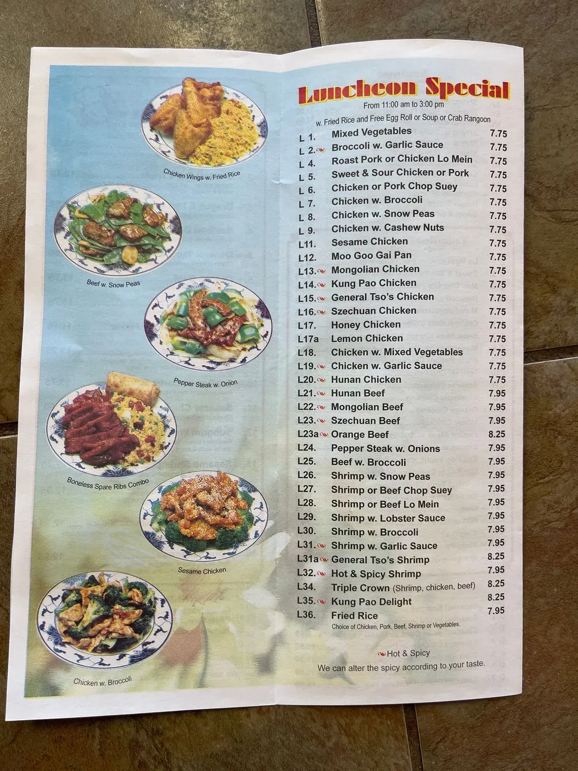 Menu 2