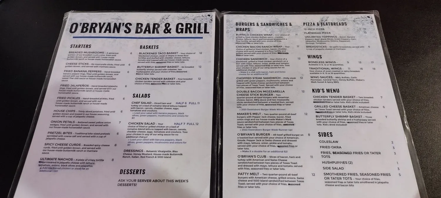 Menu 4