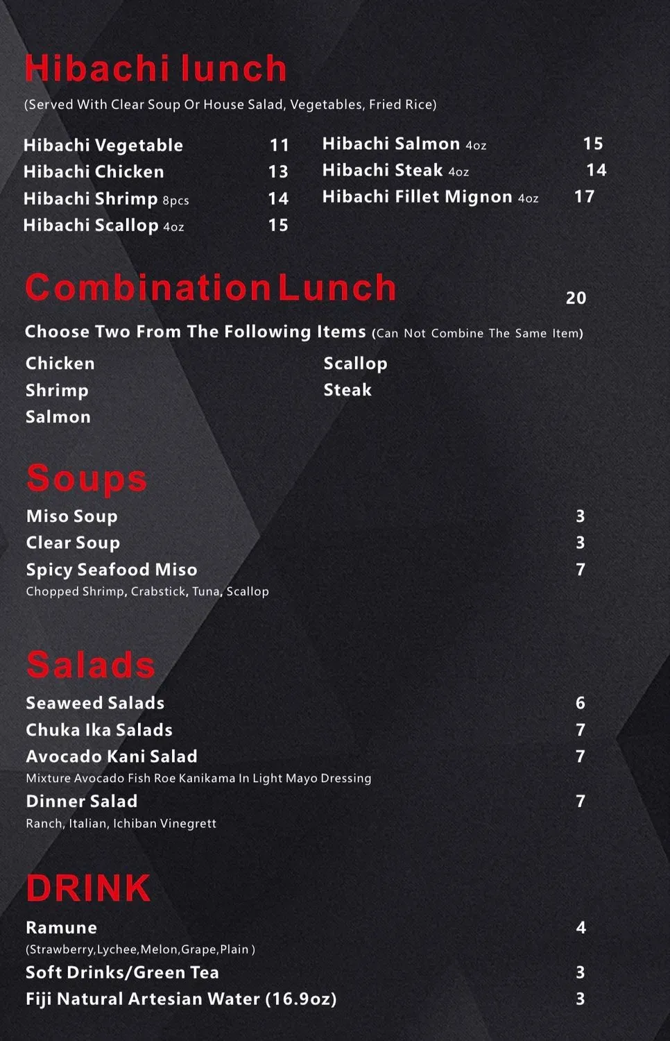 Menu 3