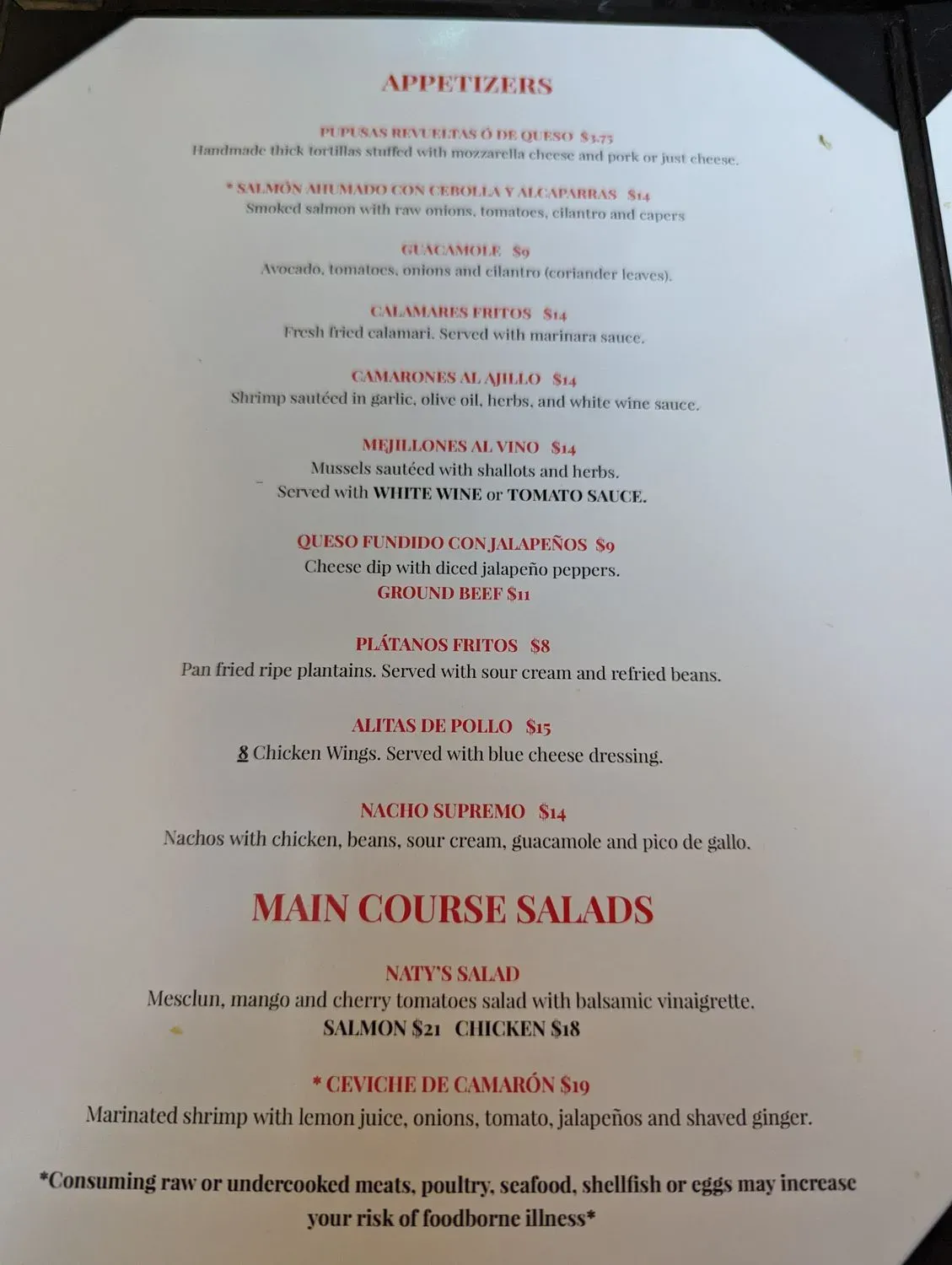 Menu 2