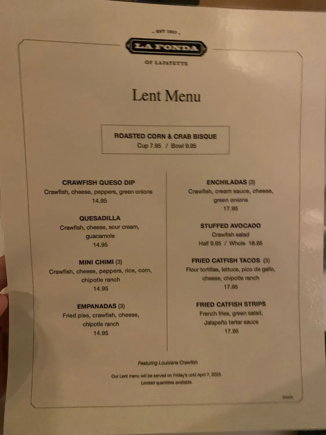 Menu 2