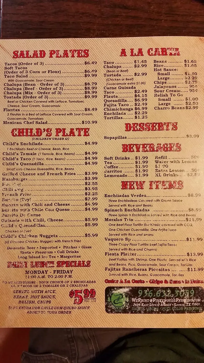 Menu 3