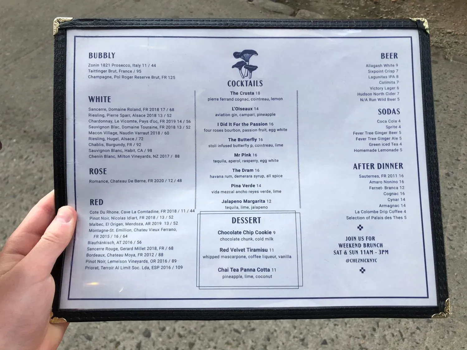 Menu 6