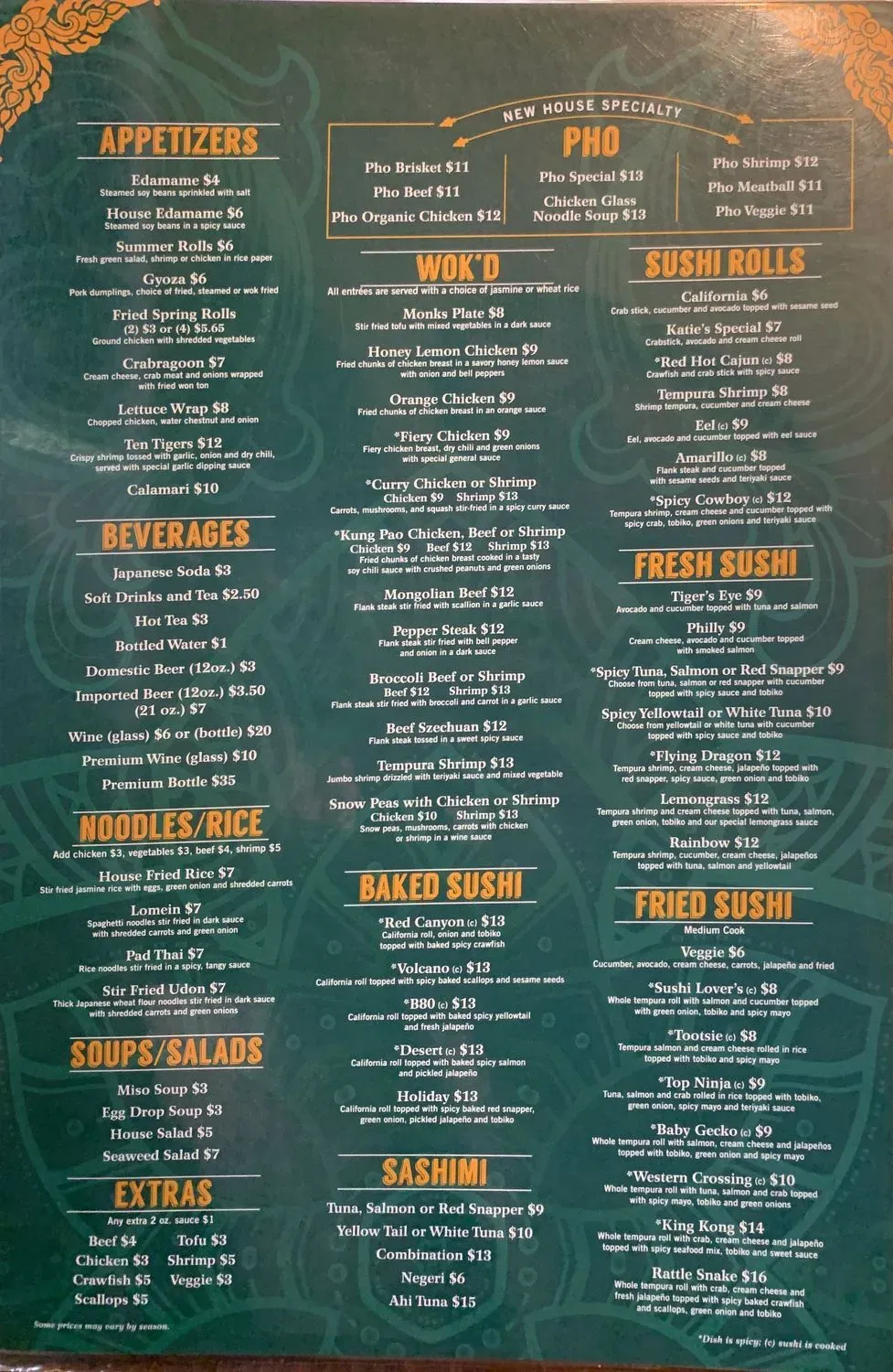 Menu 6