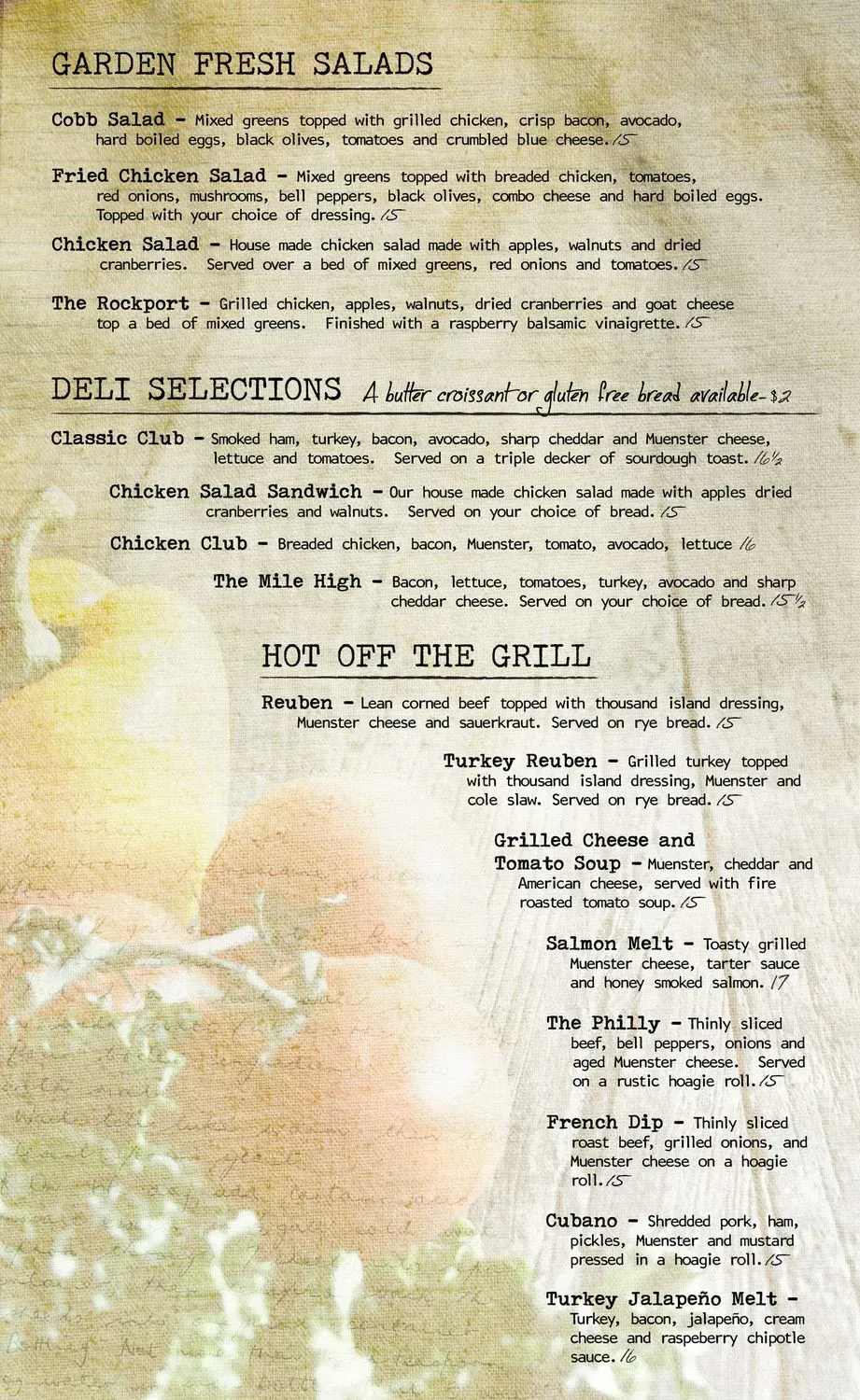 Menu 4