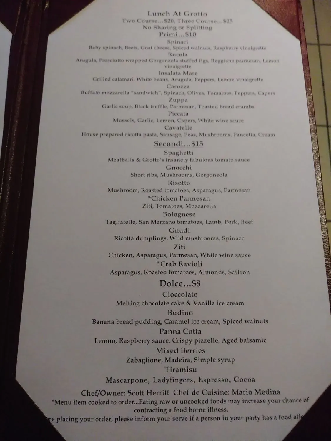 Menu 5