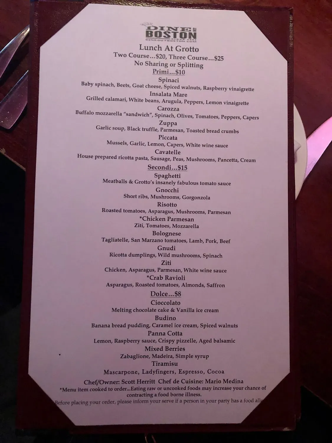 Menu 4