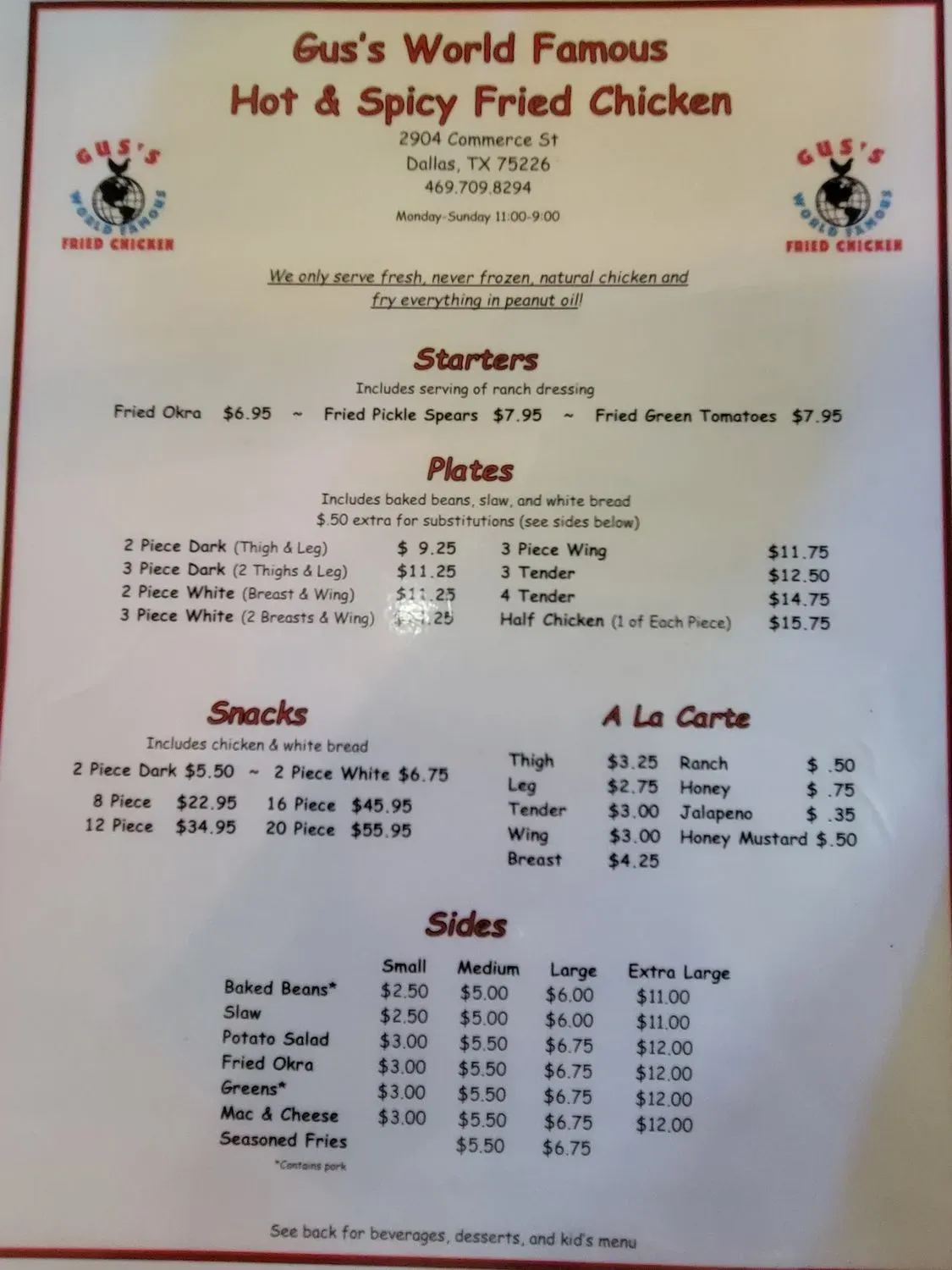 Menu 6