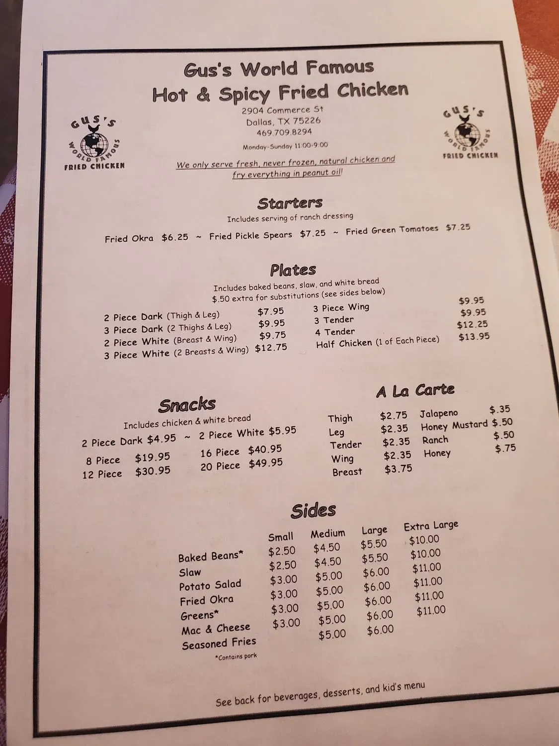 Menu 3