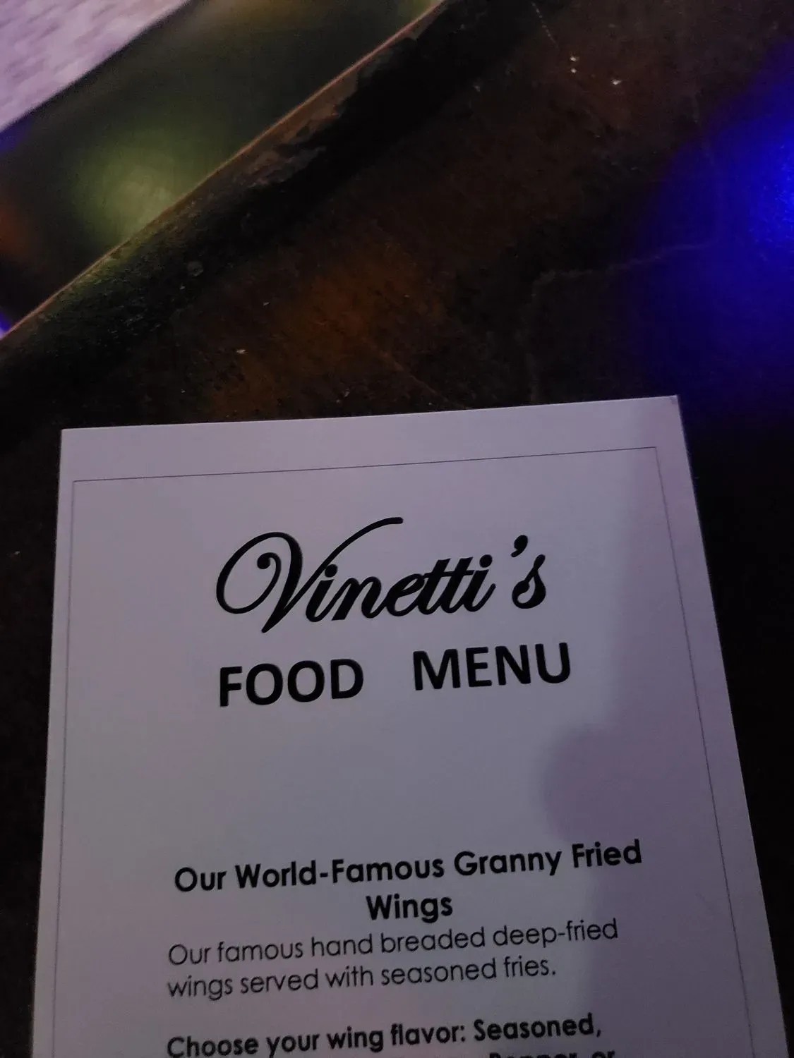 Menu 4