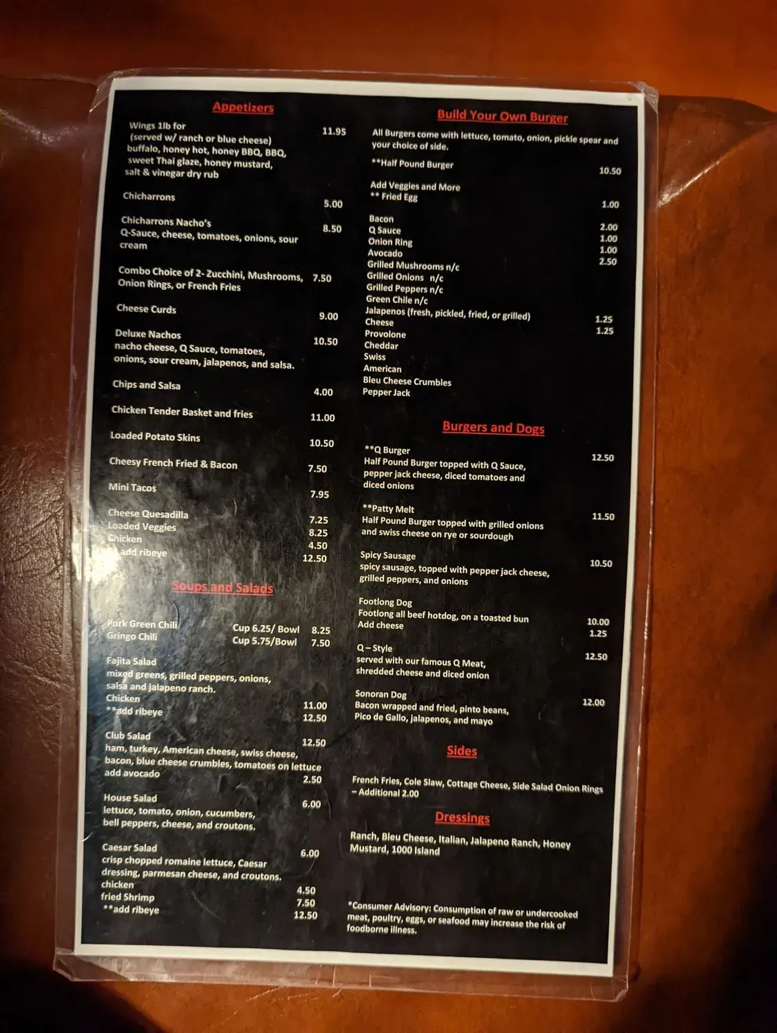 Menu 3