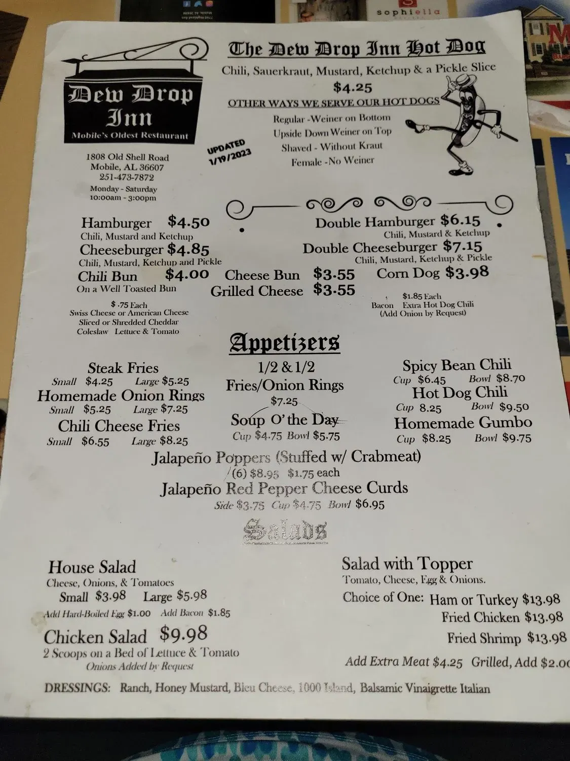 Menu 6