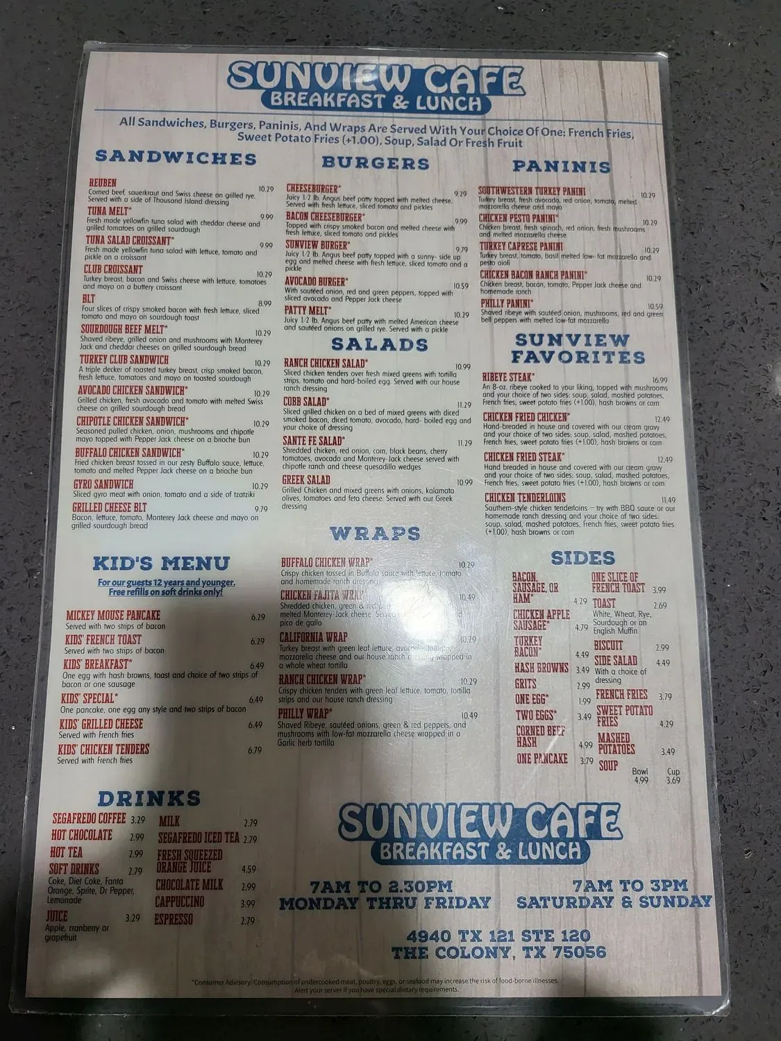 Menu 5