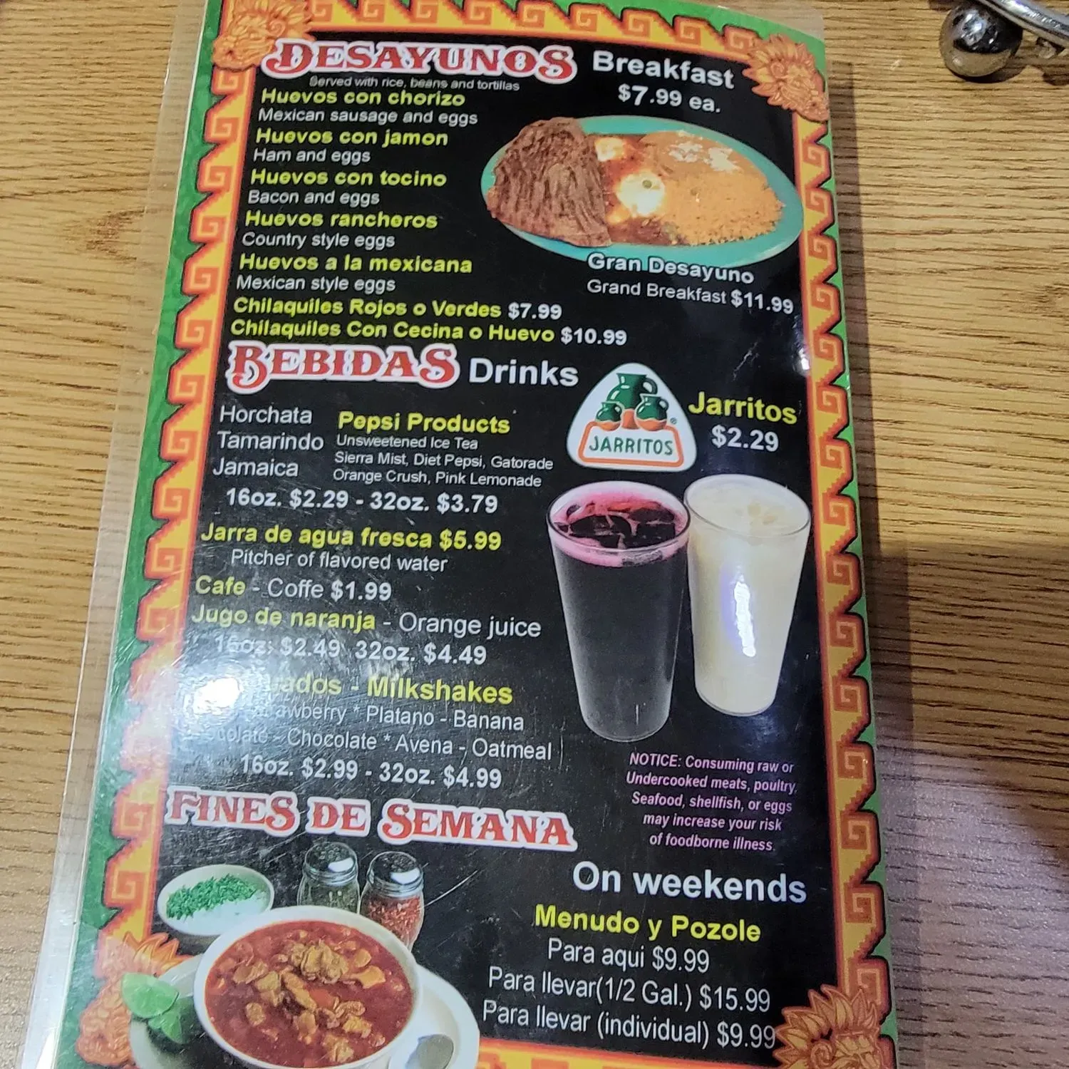 Menu 4