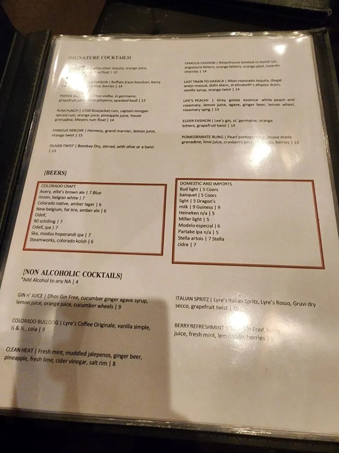 Menu 6