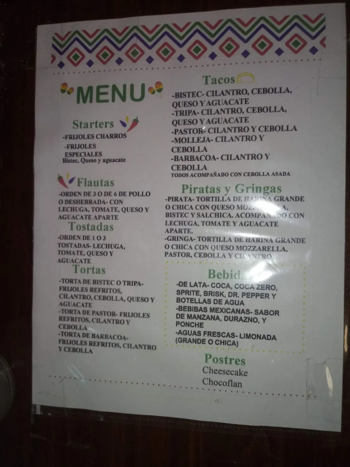 Menu 4