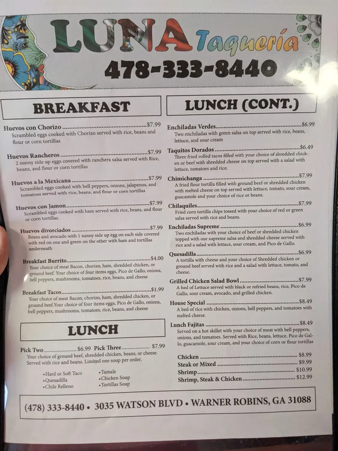 Menu 5