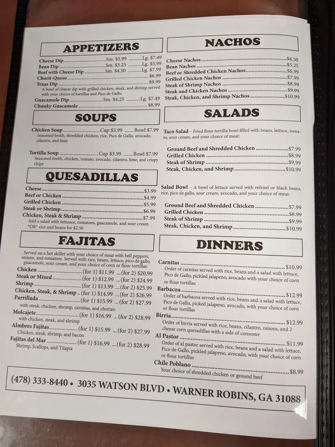 Menu 6