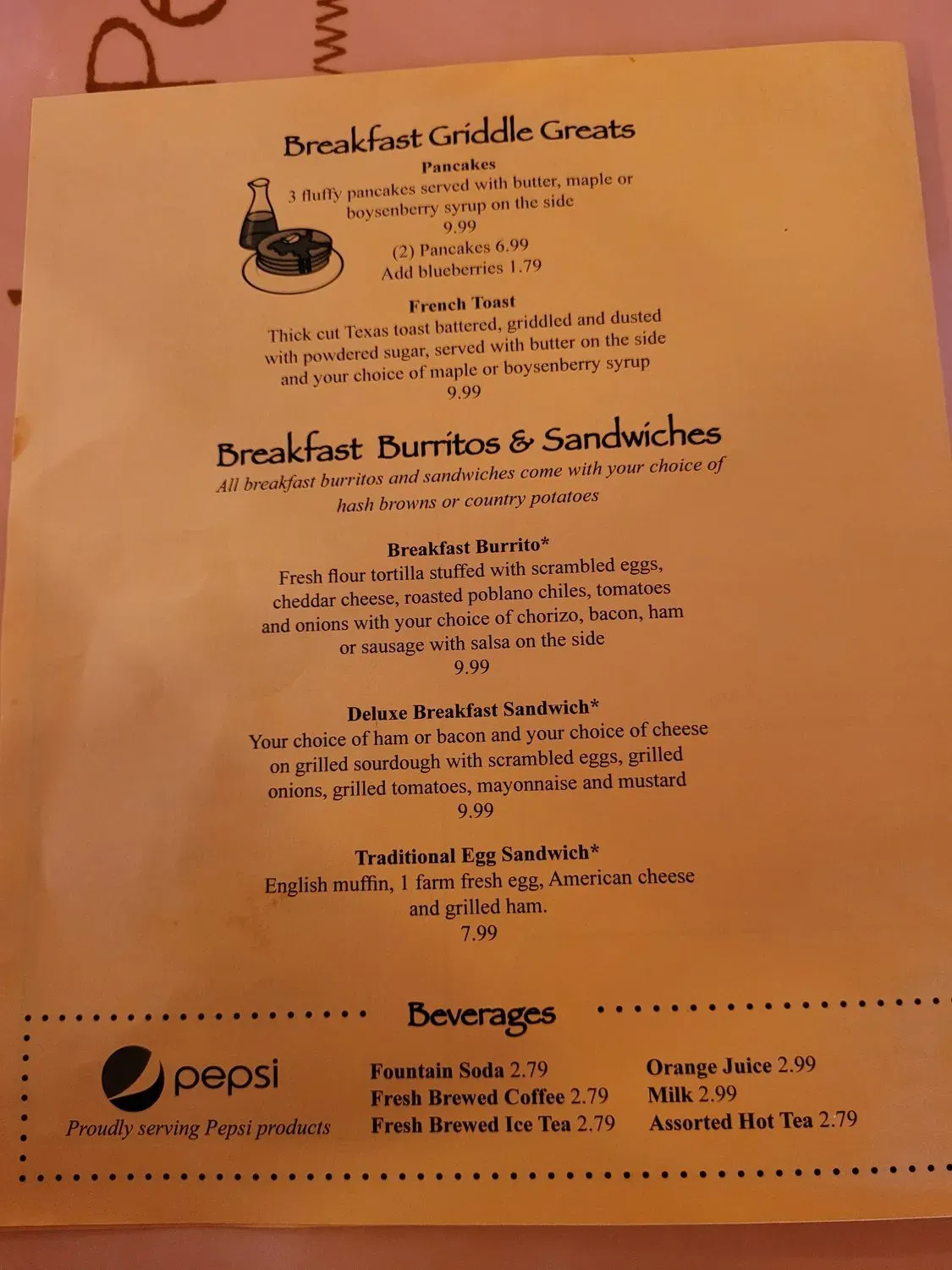 Menu 5