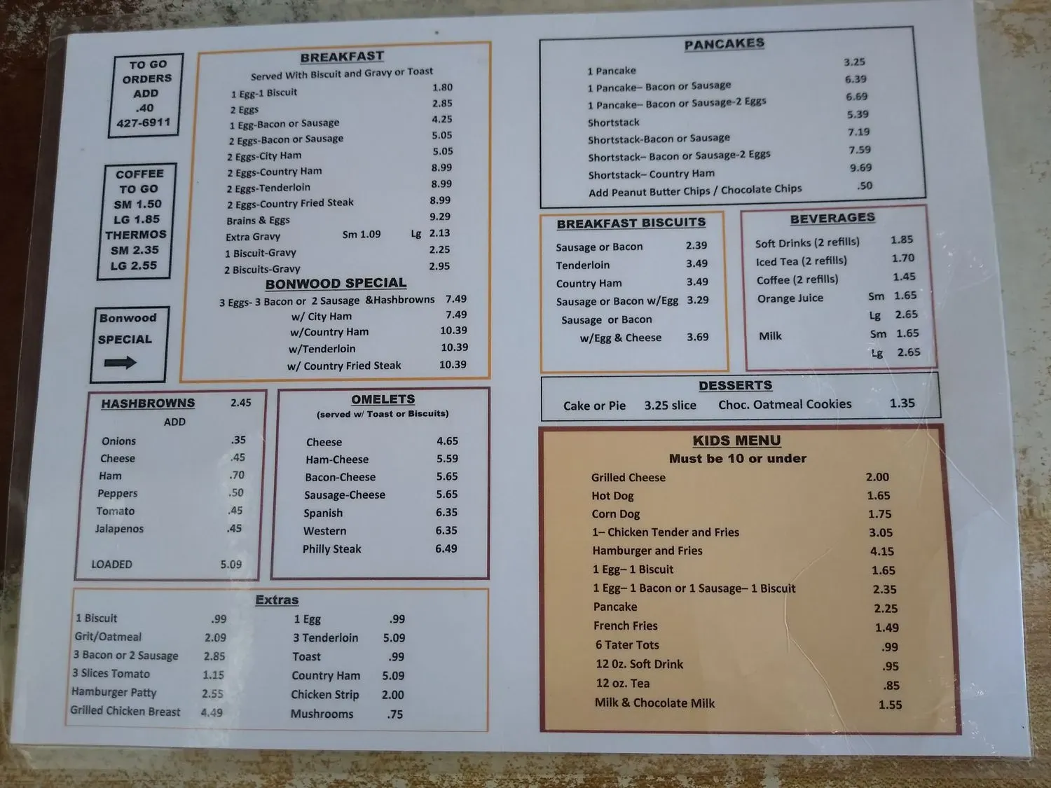 Menu 2