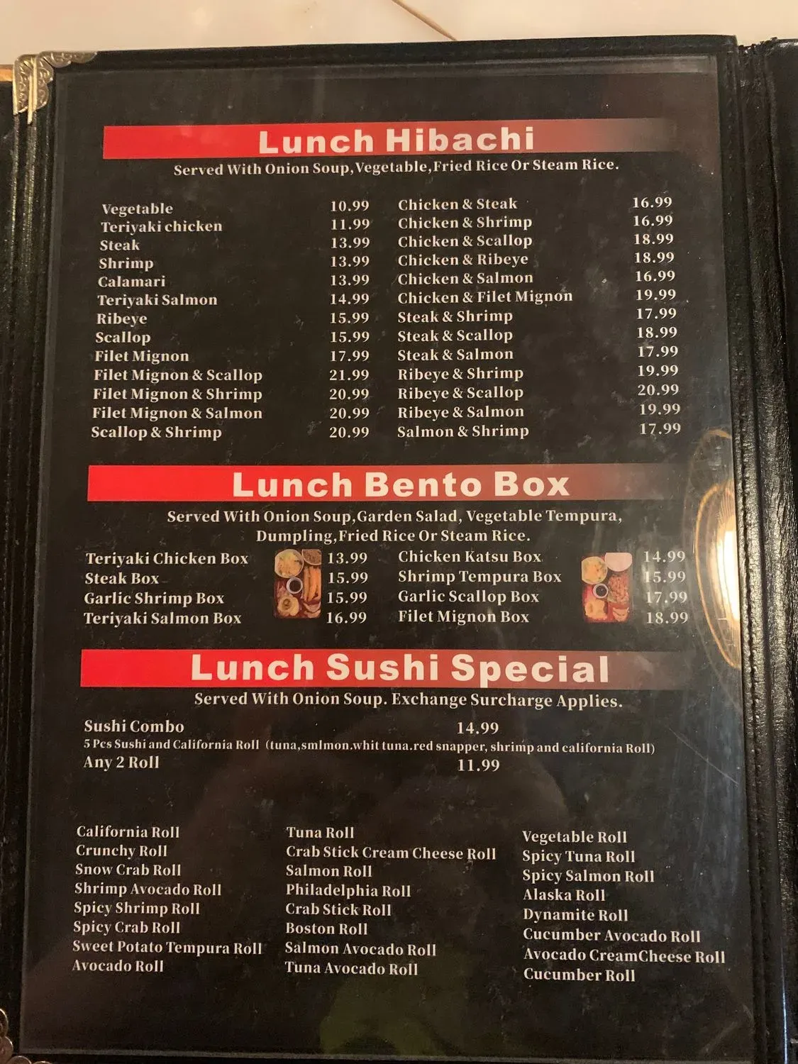 Menu 2