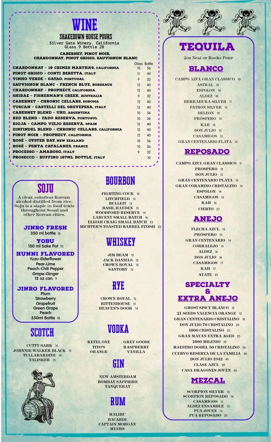 Menu 3