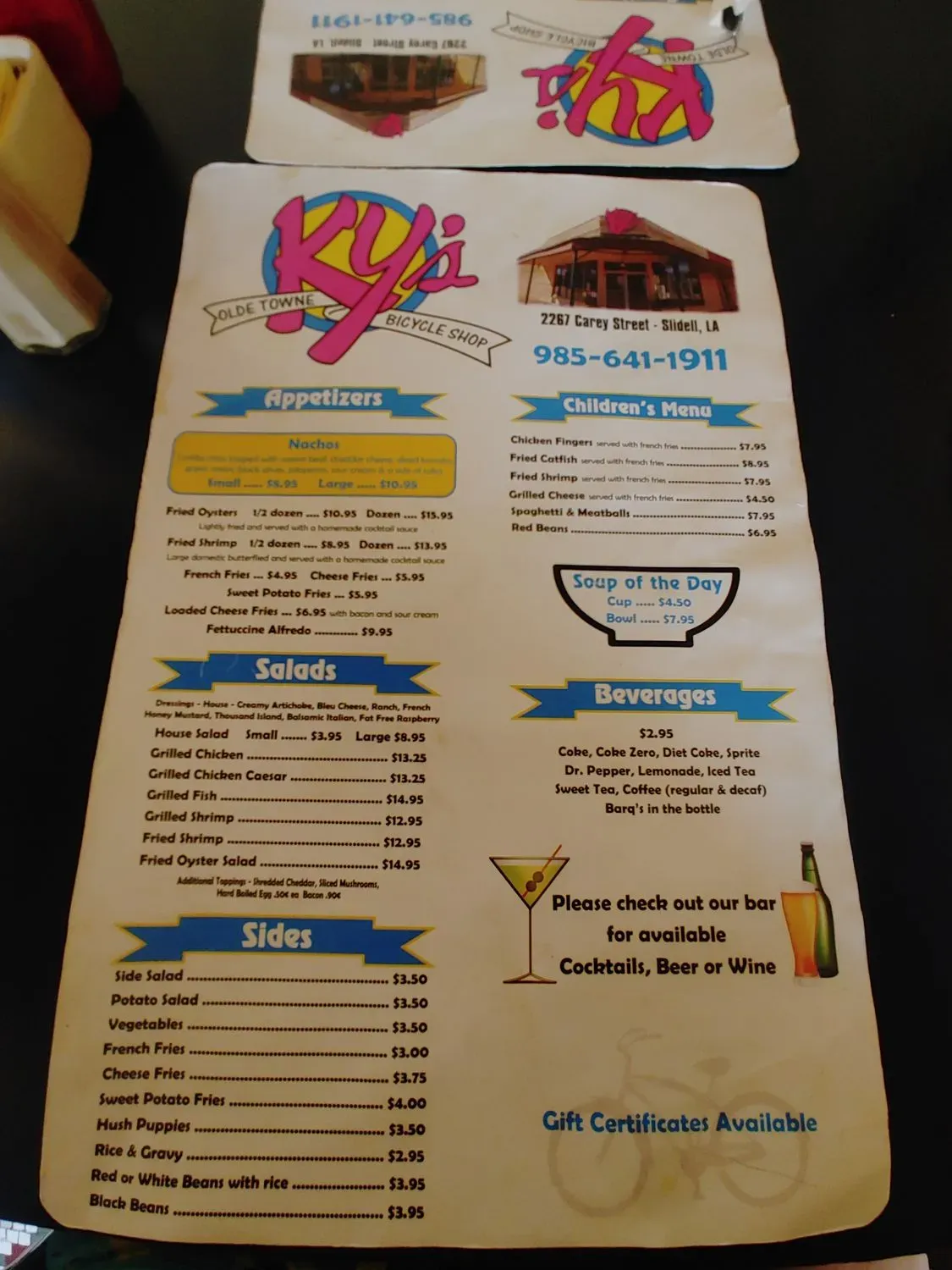 Menu 4