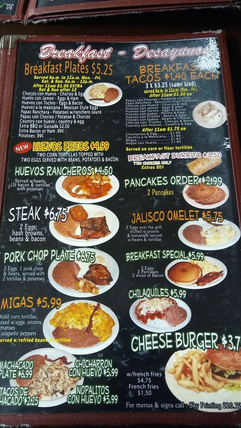 Menu 6