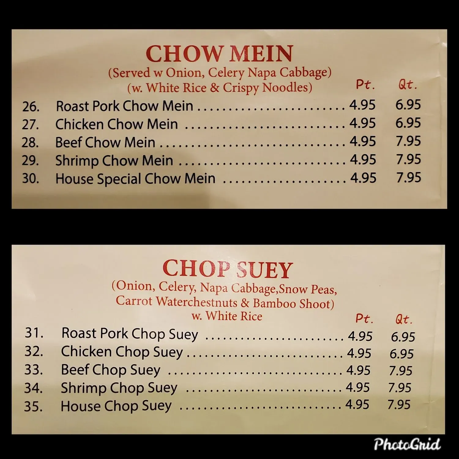 Menu 3