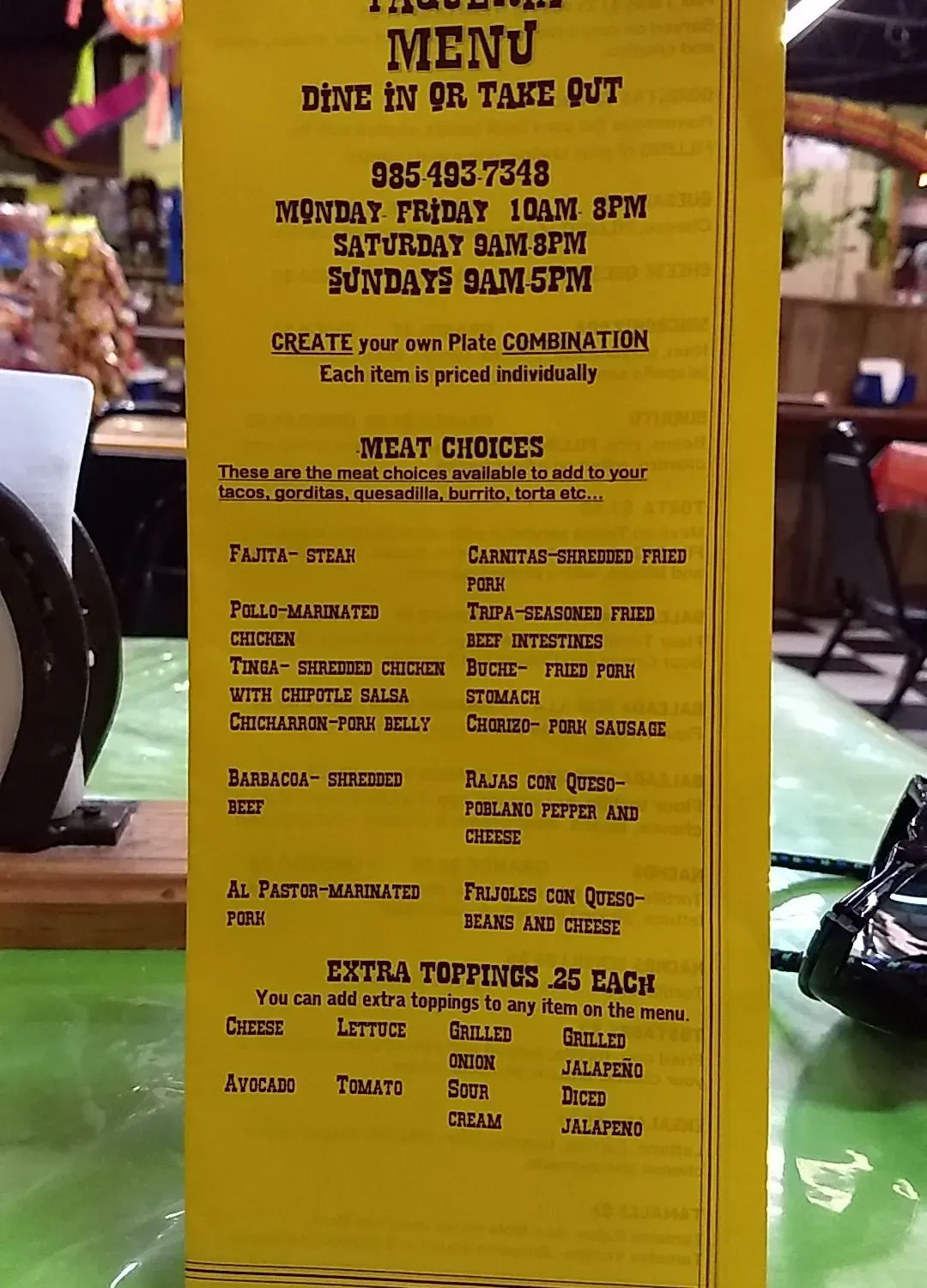 Menu 2