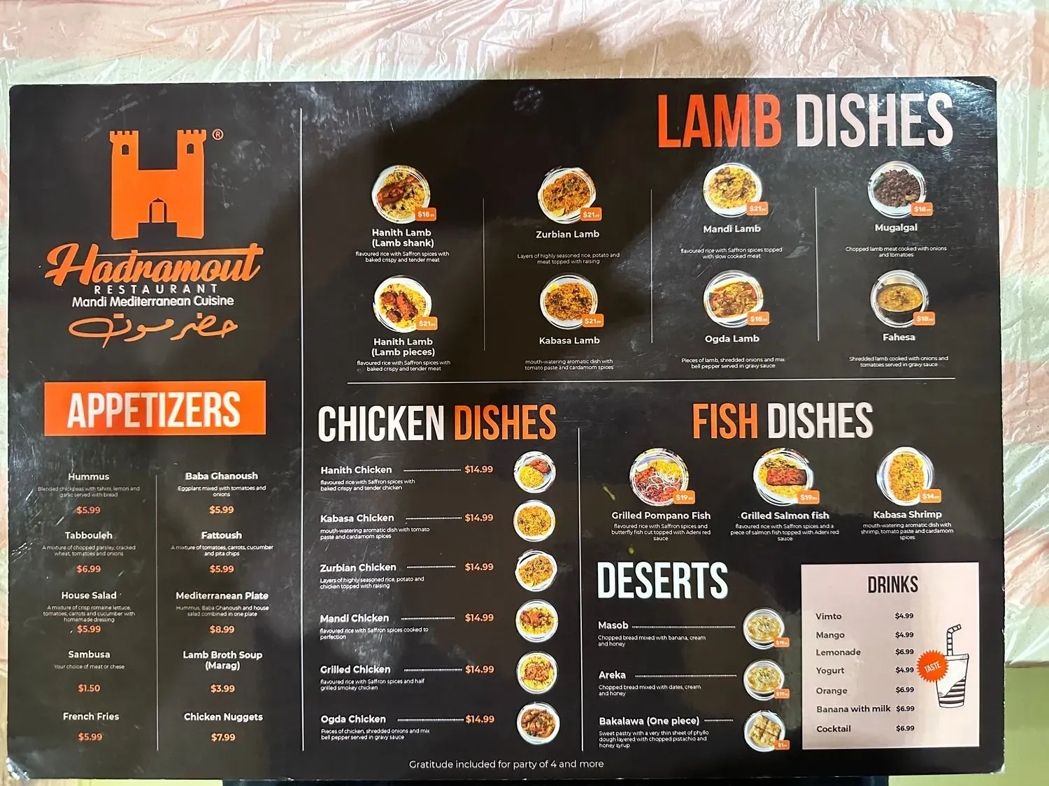 Menu 4