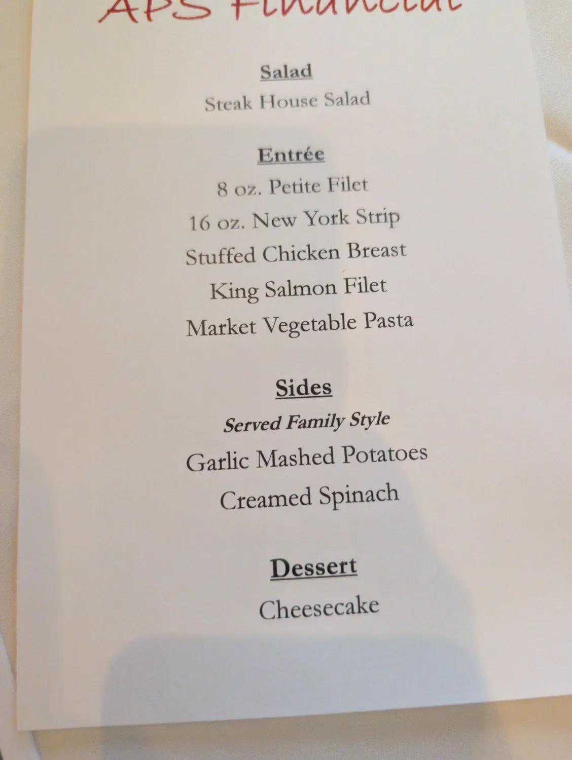 Menu 2