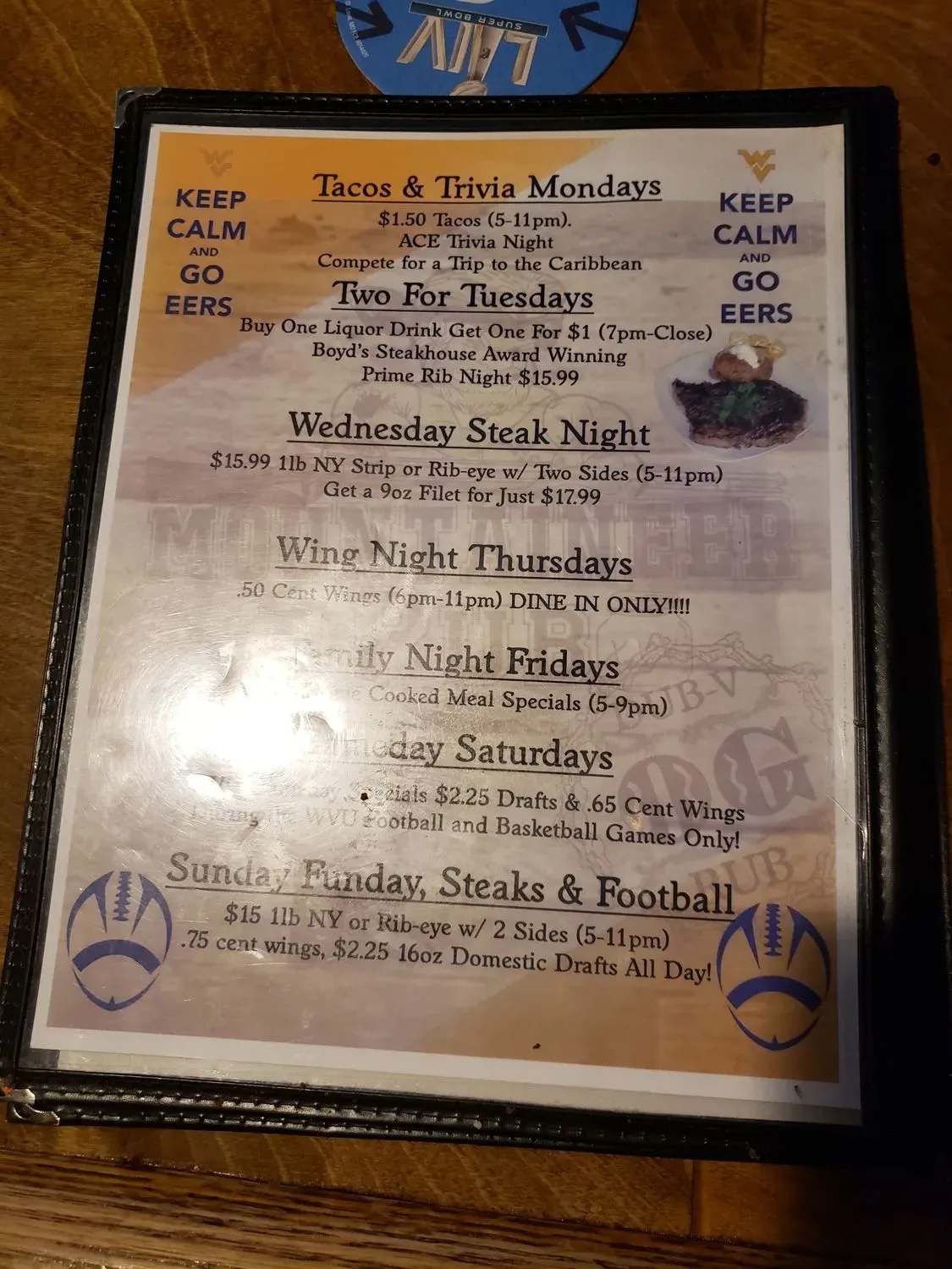 Menu 4