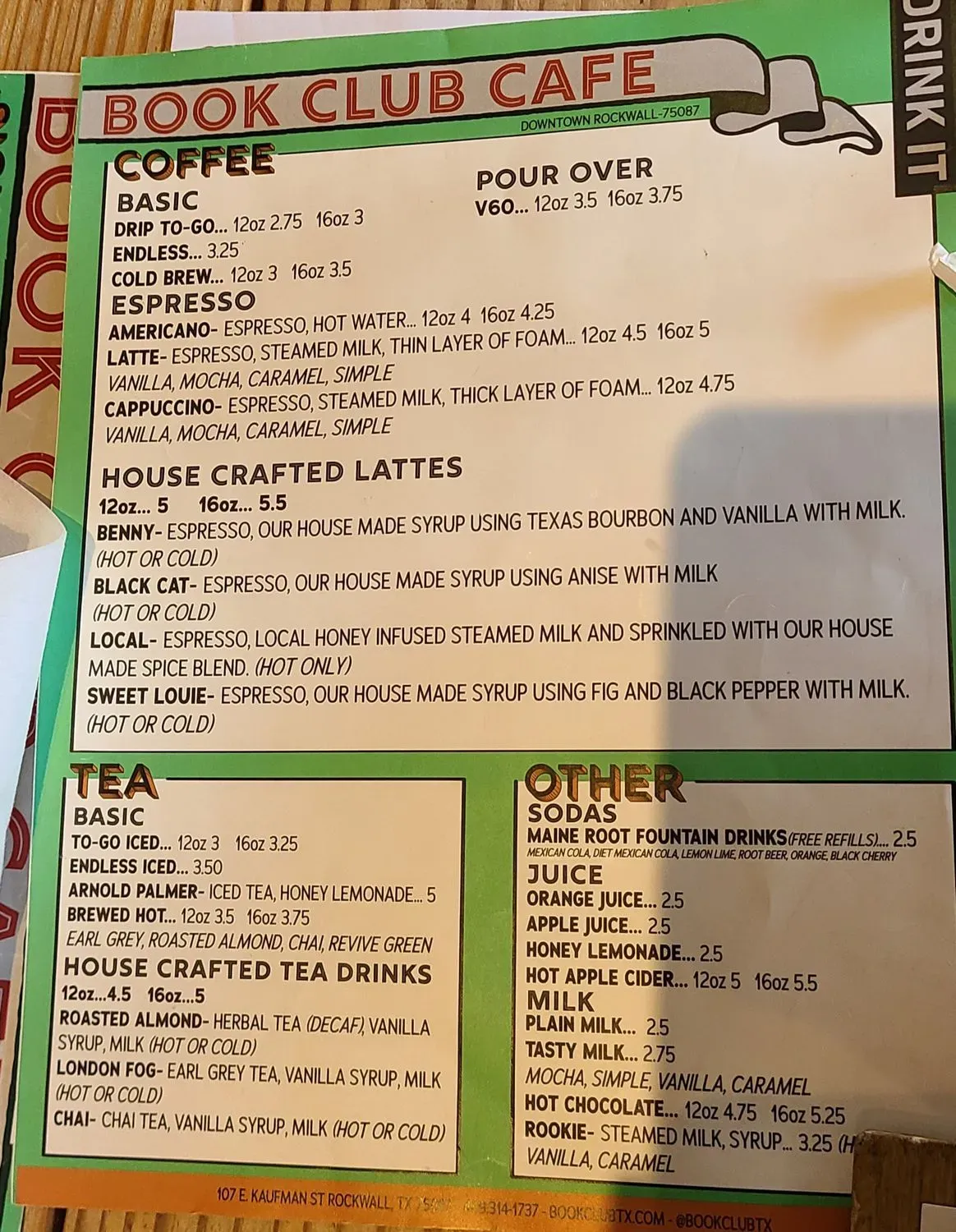 Menu 5