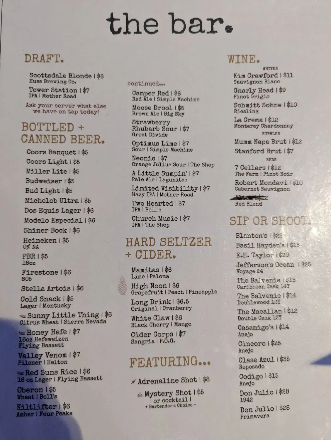 Menu 4