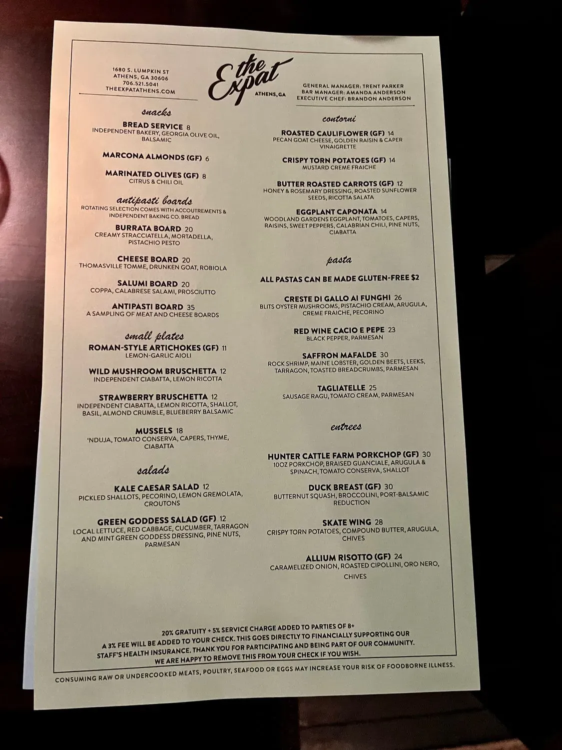 Menu 5