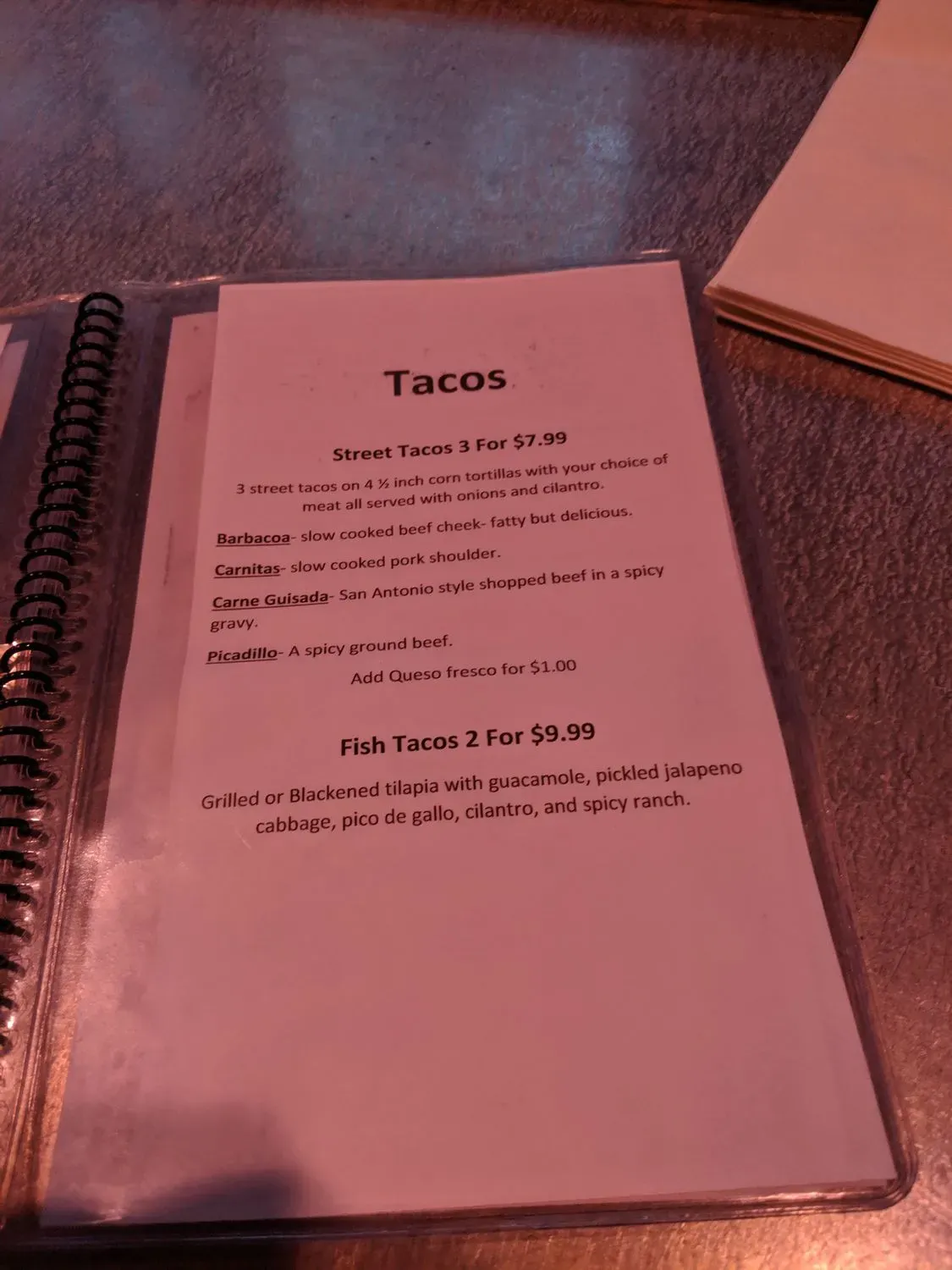 Menu 3