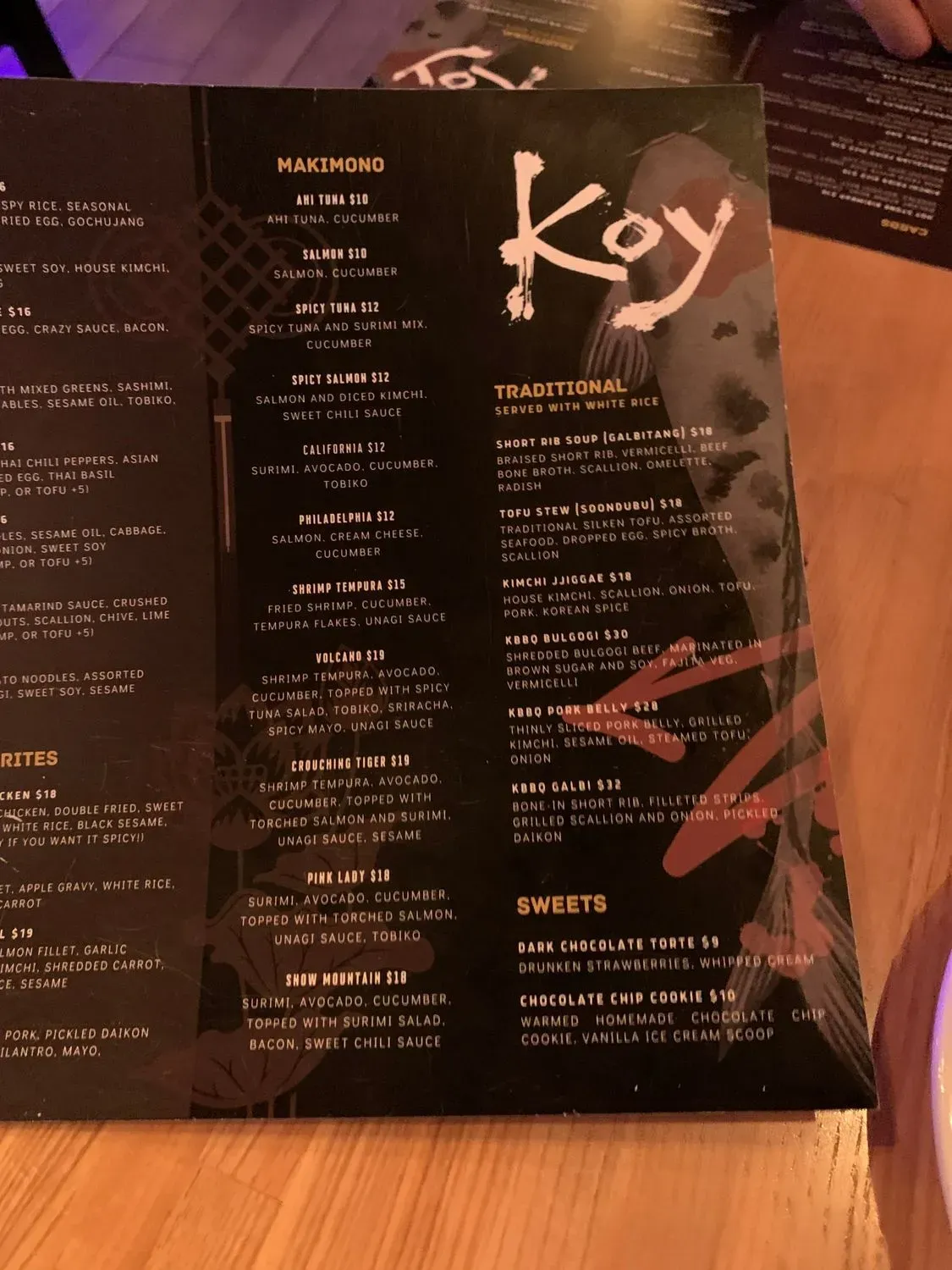 Menu 6