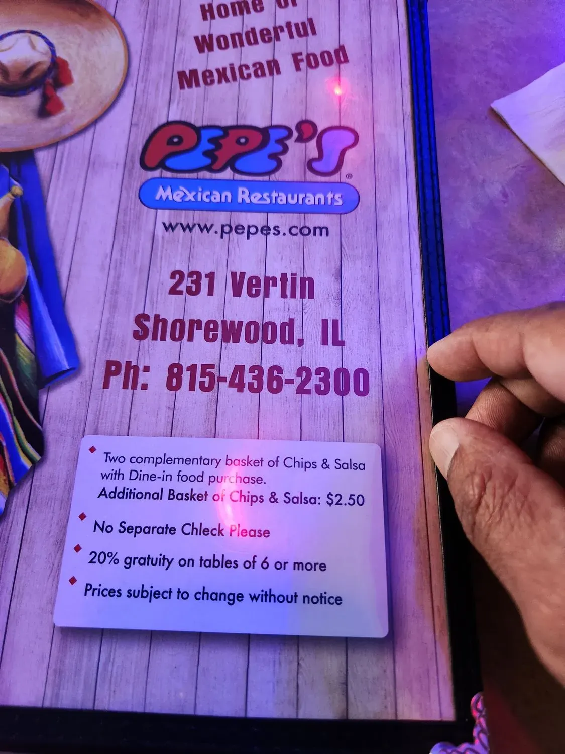 Menu 4