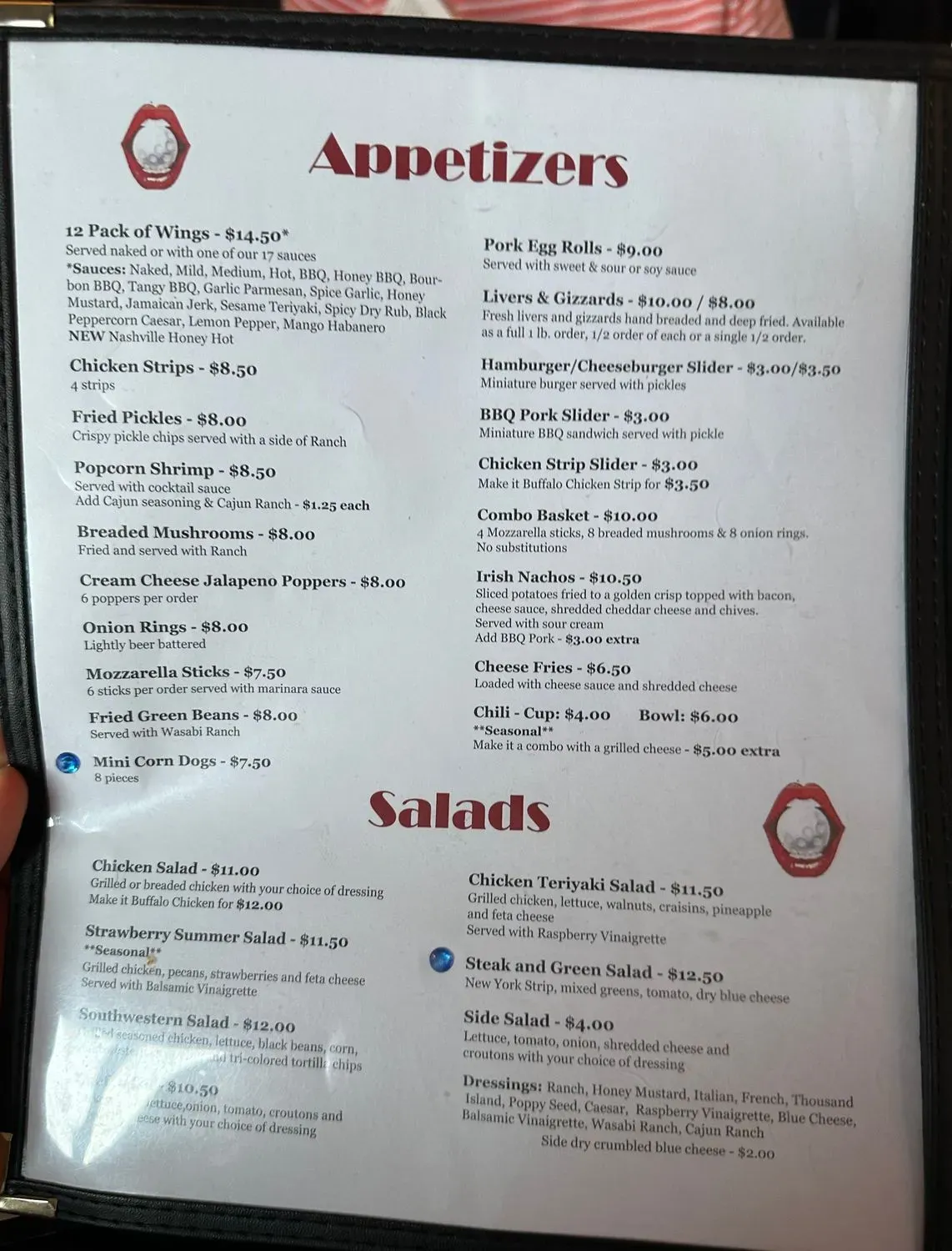 Caddyshack Sports Bar & Grill Menu - Updated November 2025