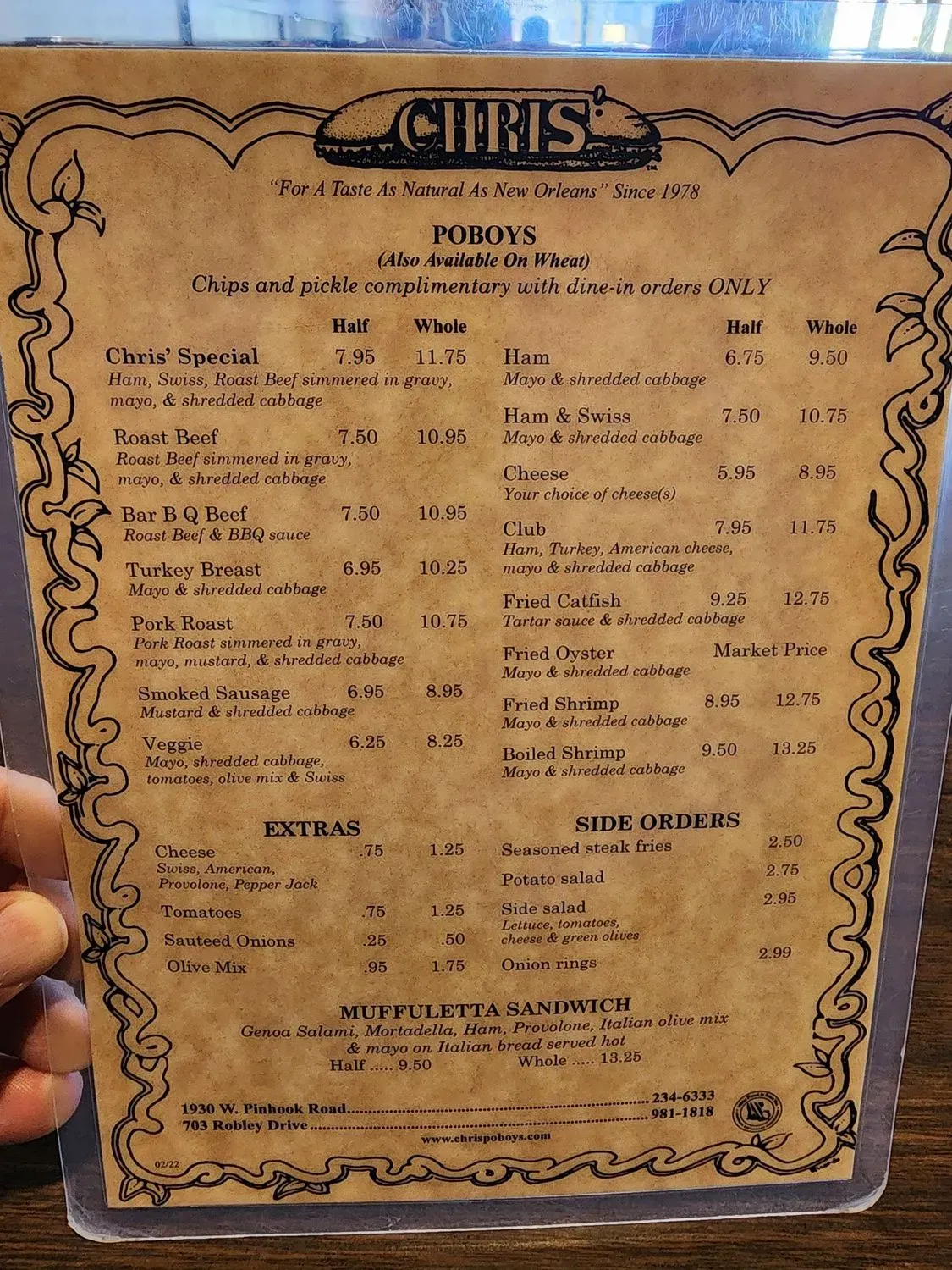 Menu 3