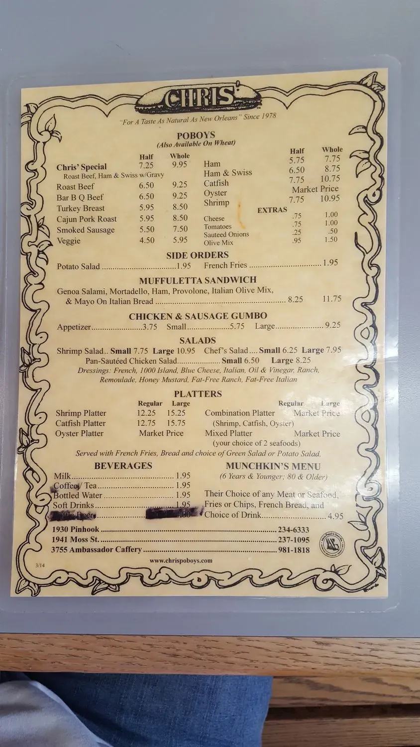 Menu 6