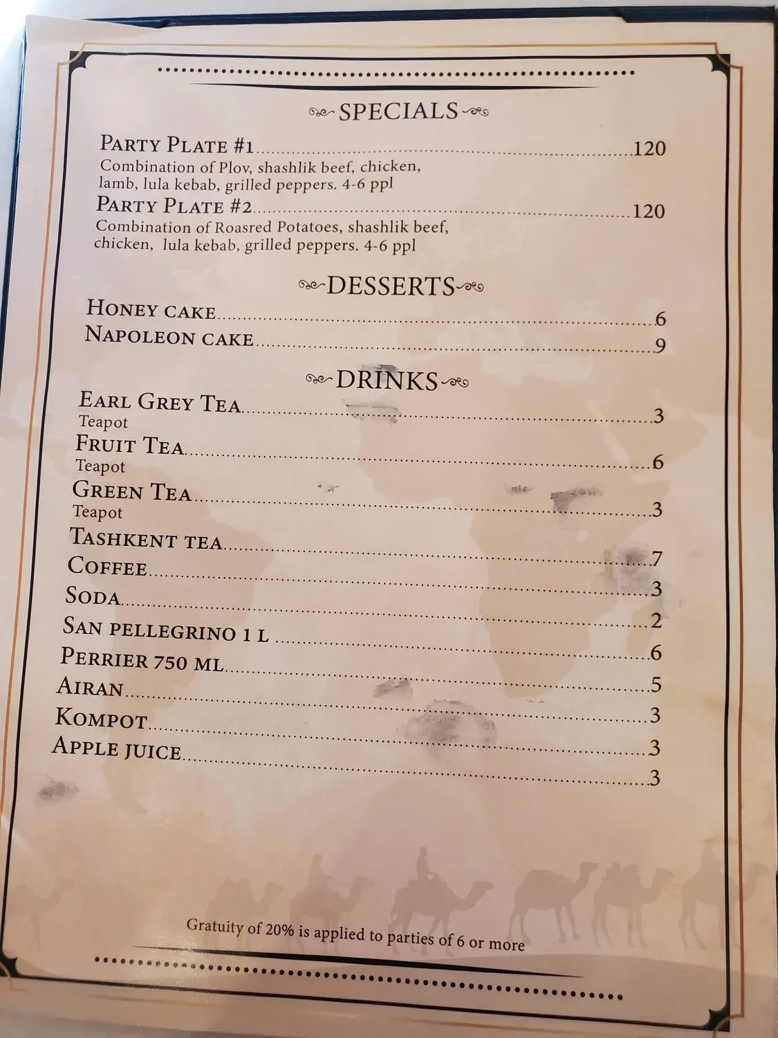 Menu 5