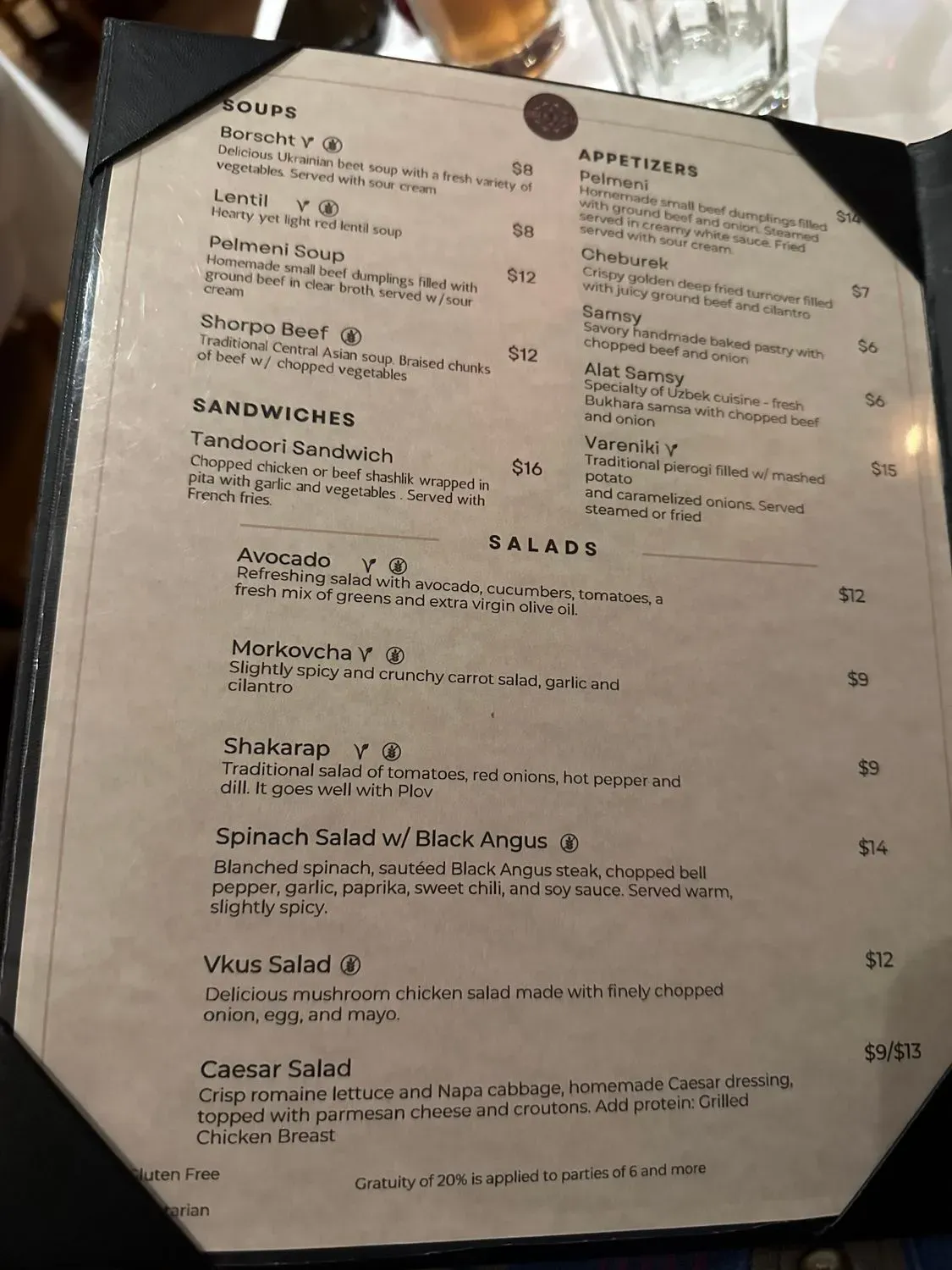 Menu 6