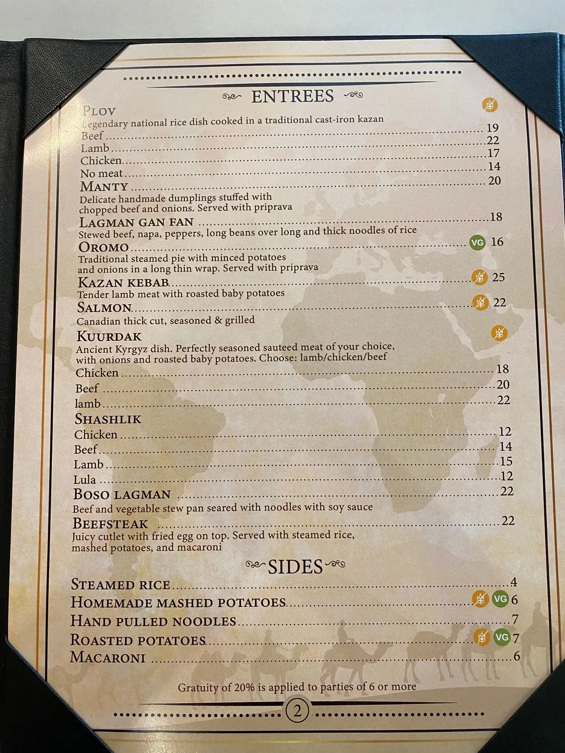 Menu 2