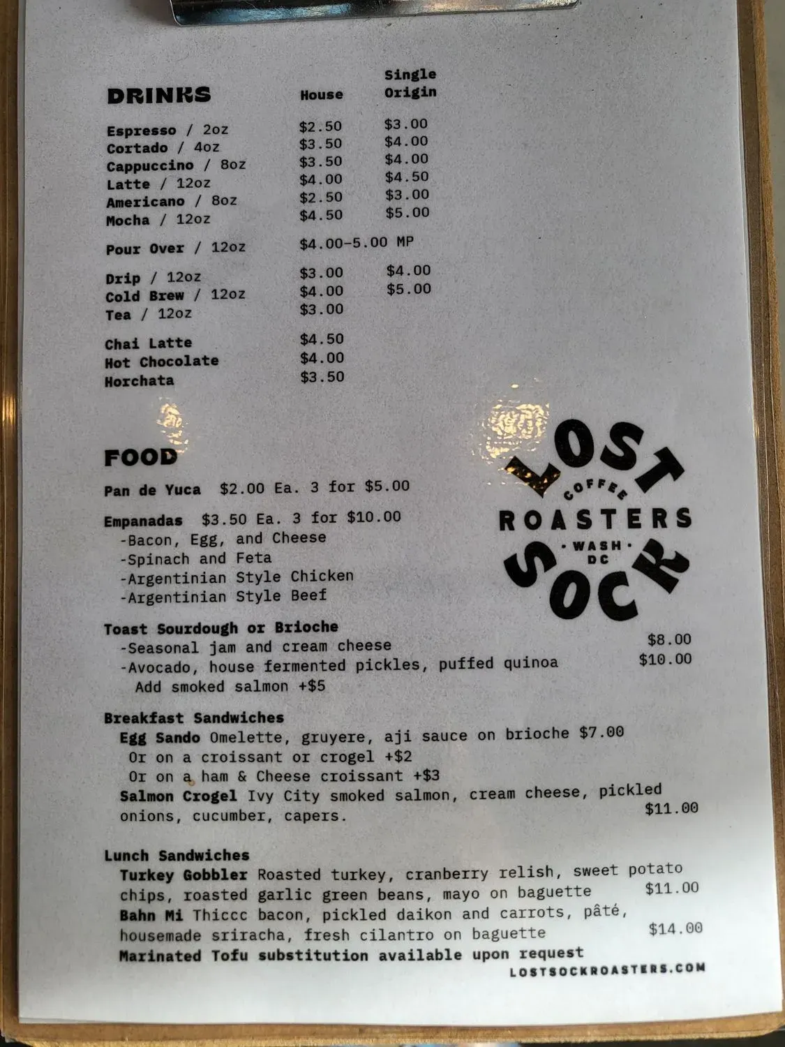 Menu 5