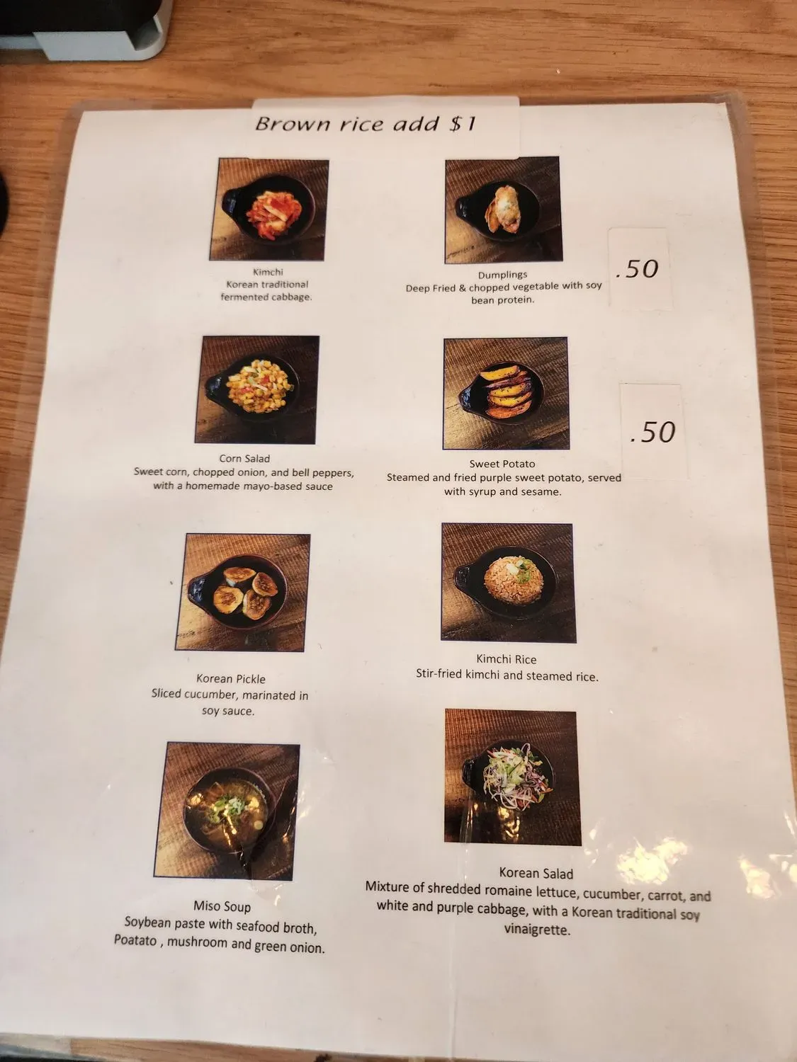 Menu 2