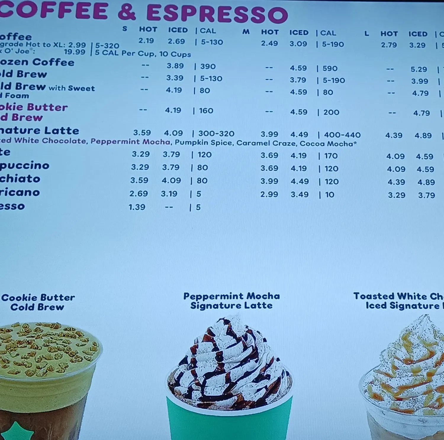 Menu 3