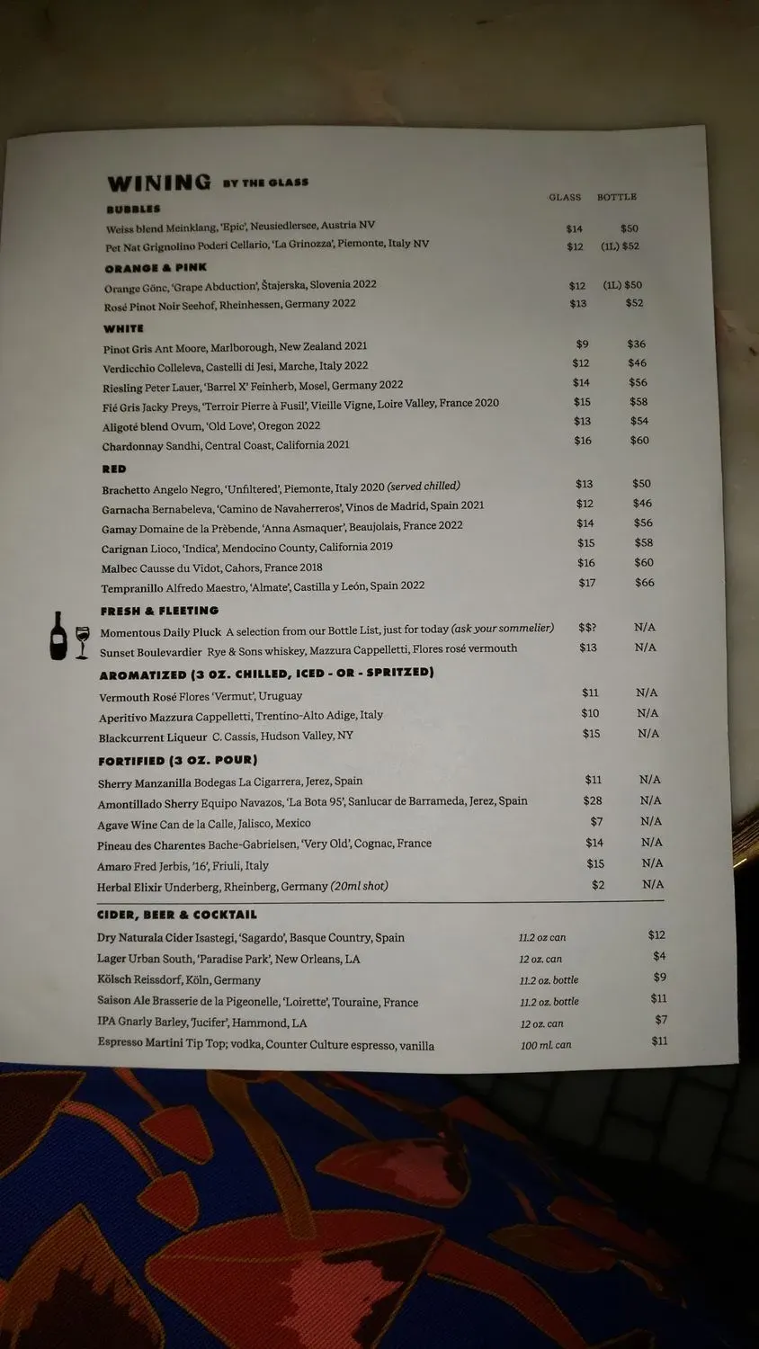 Menu 2